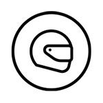 ヘルメットとの相性もぴったり